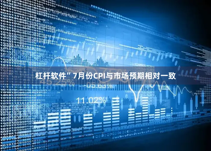 杠杆软件”7月份CPI与市场预期相对一致
